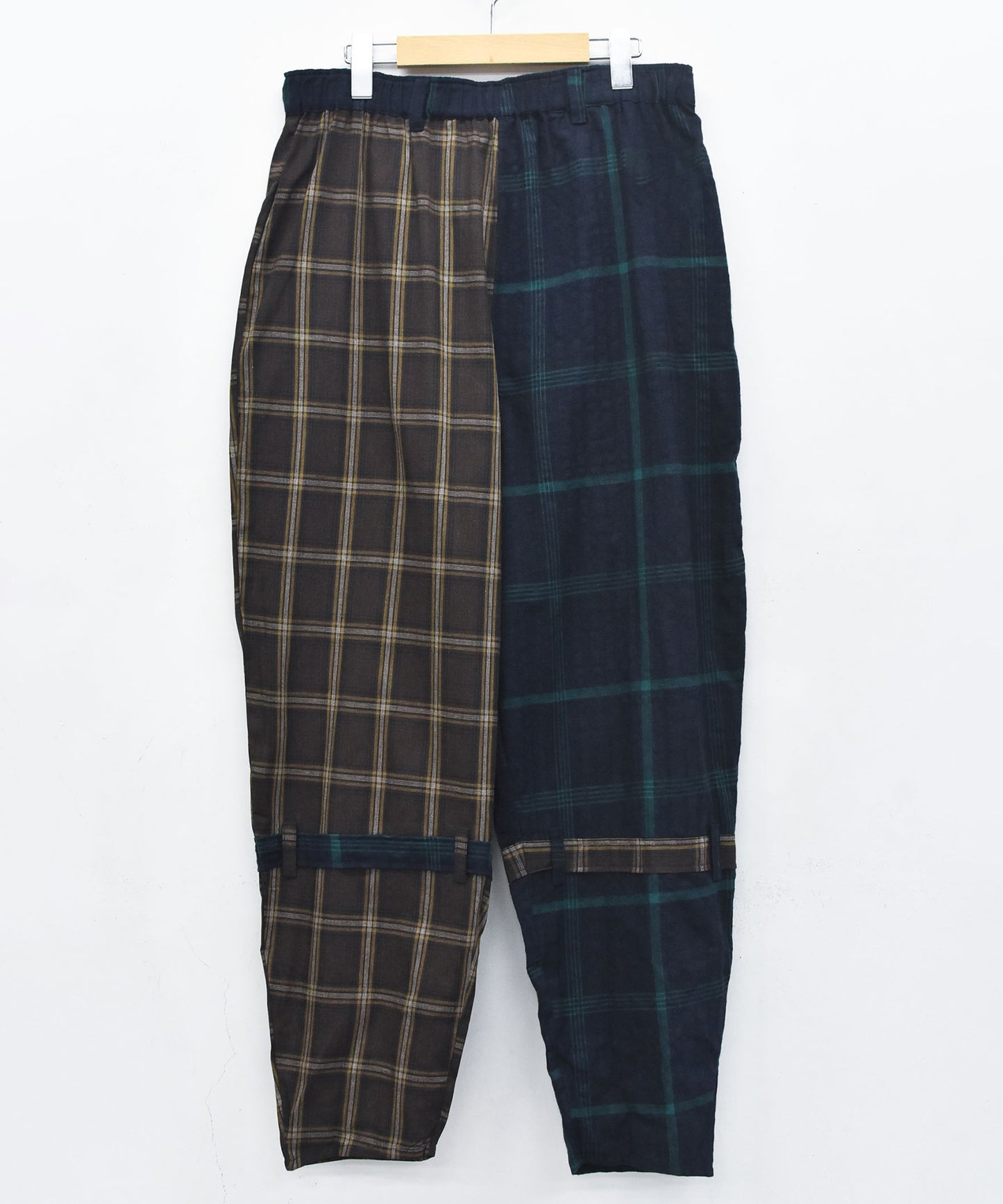 MIX CHECK BONTAGE PANTS