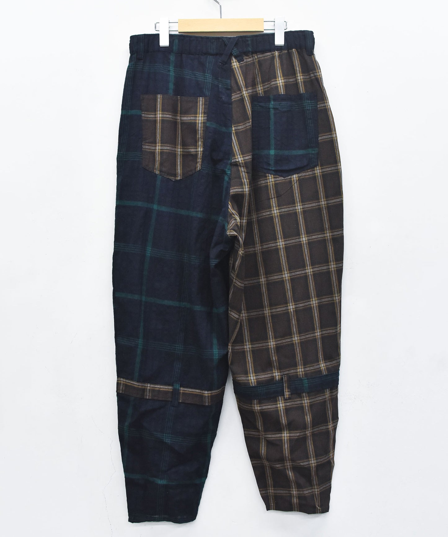 MIX CHECK BONTAGE PANTS