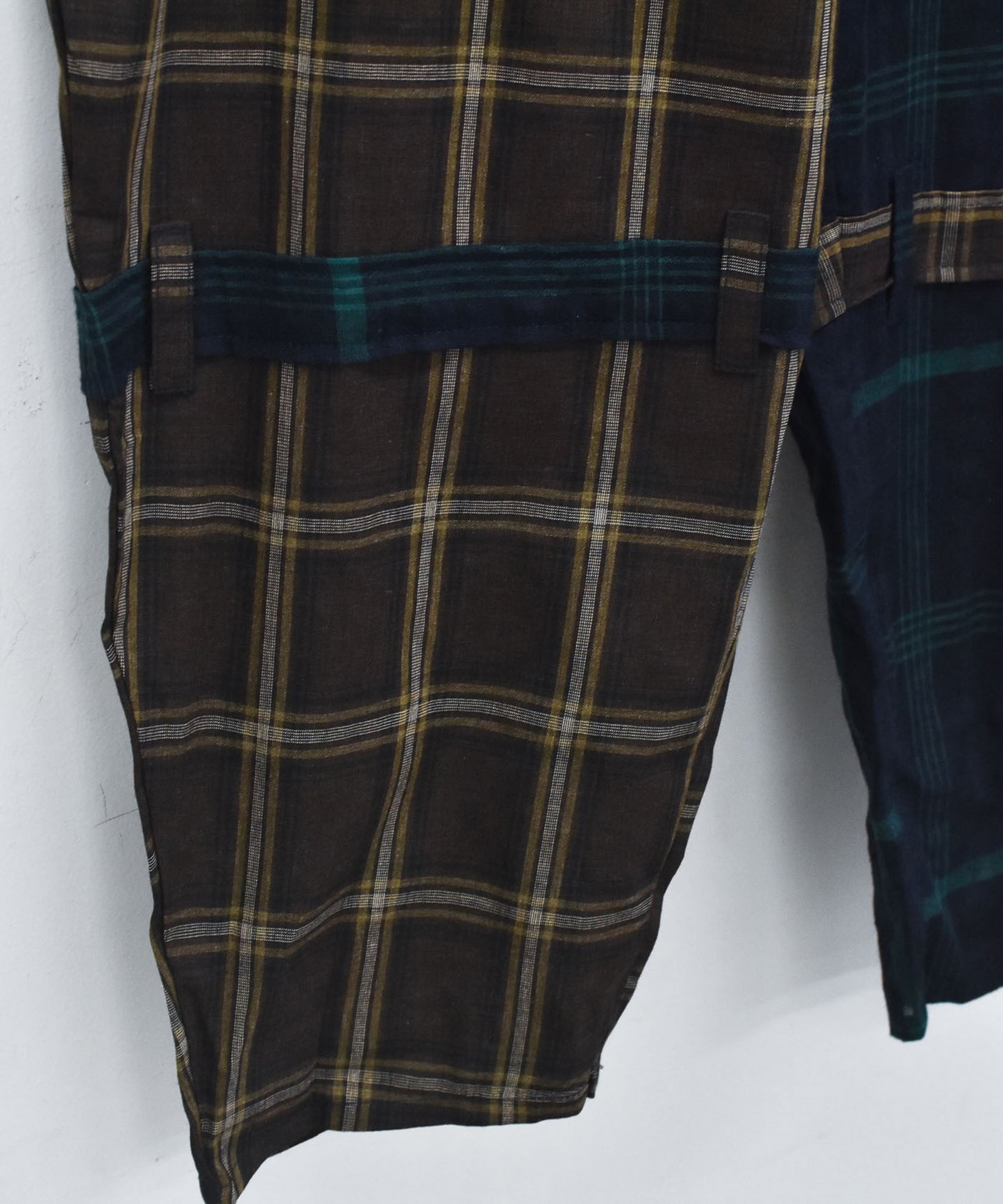 MIX CHECK BONTAGE PANTS