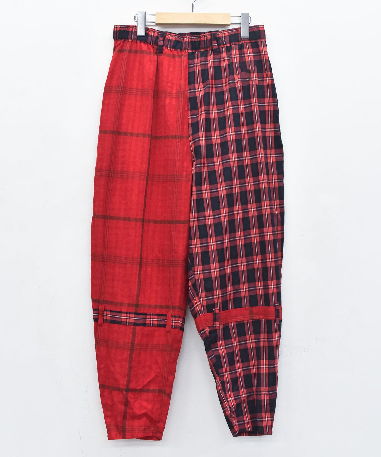 MIX CHECK BONTAGE PANTS