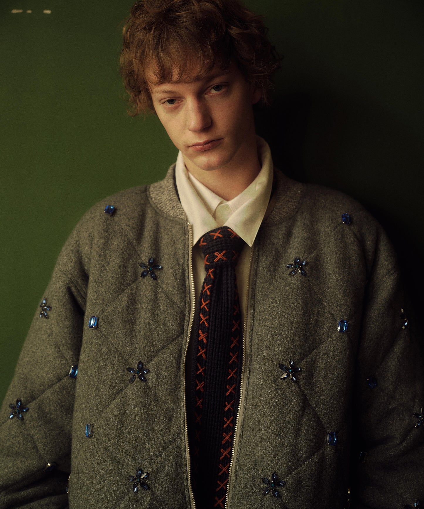 QUILTED ORNAMENT BLOUSON