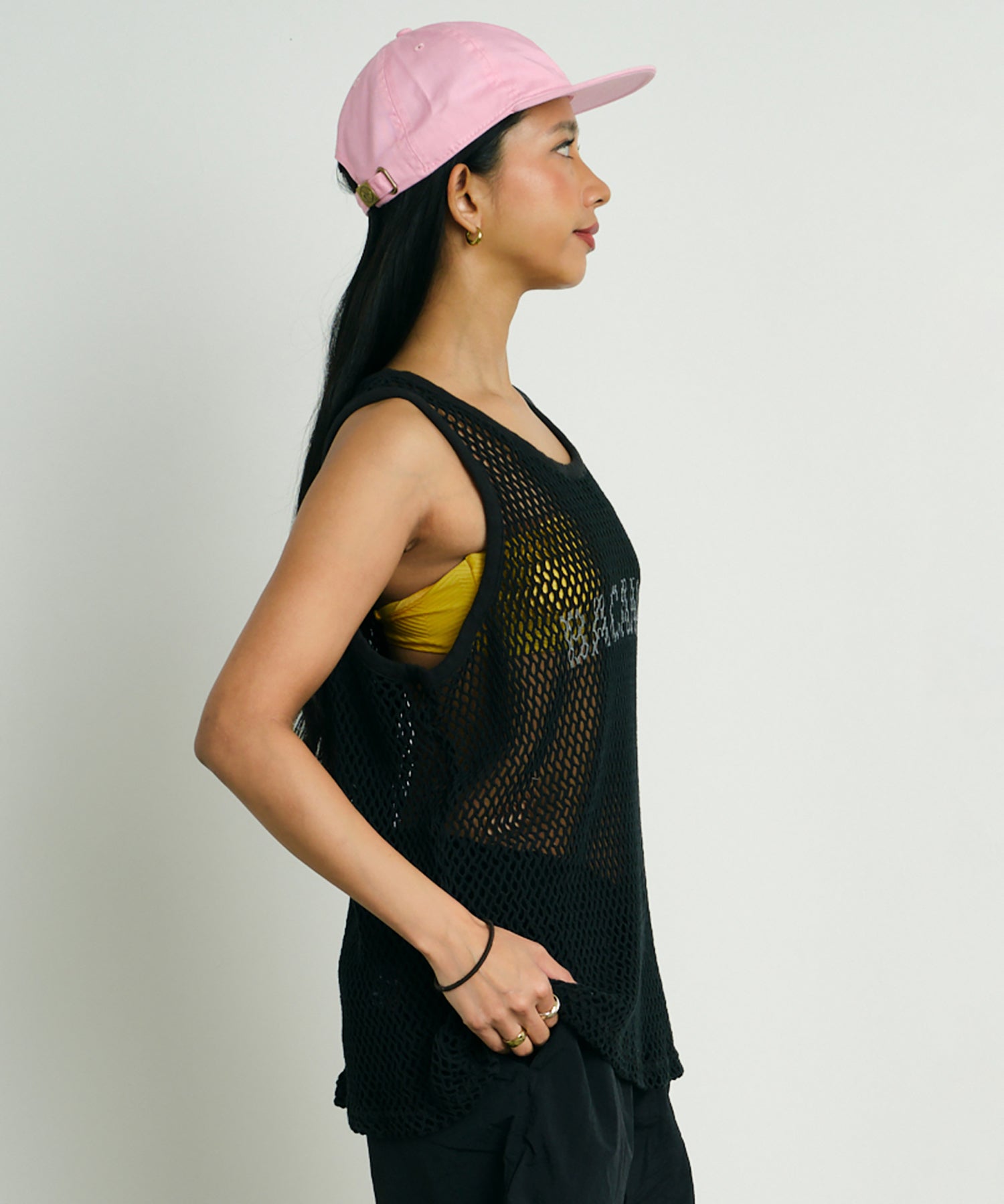 BC MESH MARINA TANKTOP [B LOGO] – ANLIO（アンリオ）