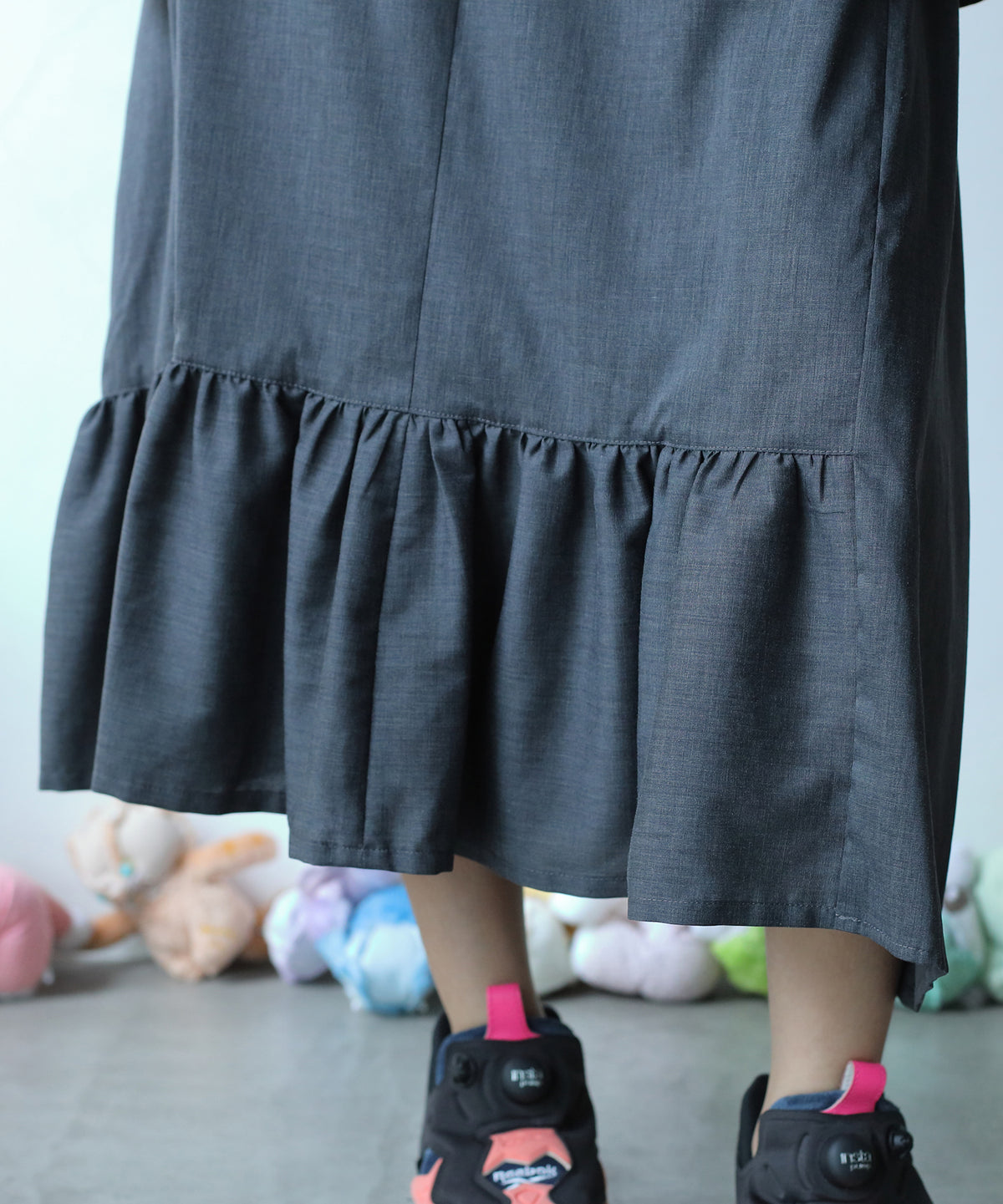 ASYMMETRICAL SHIRT SKIRT