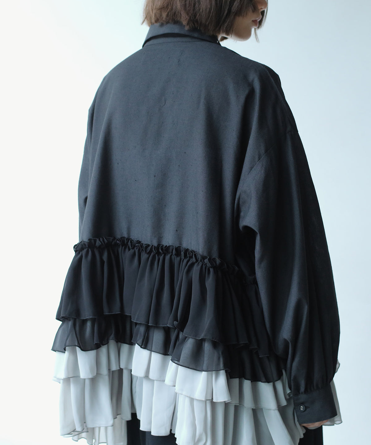 FRILL SHIRT JACKET