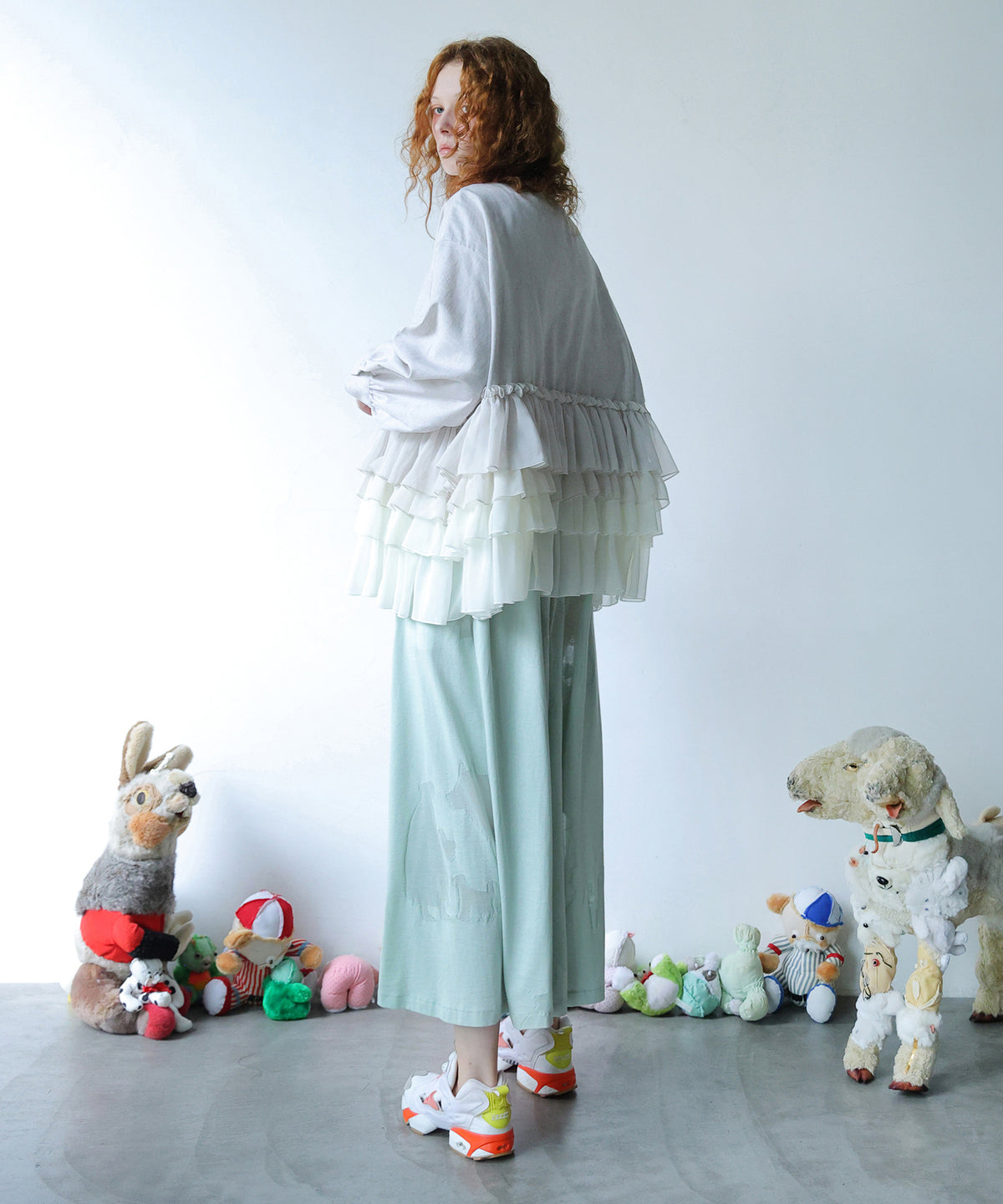 FRILL SHIRT JACKET