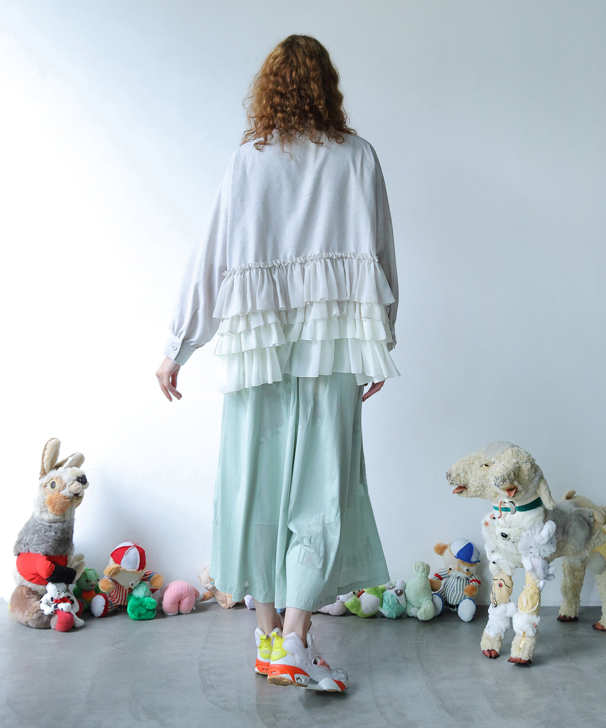 FRILL SHIRT JACKET
