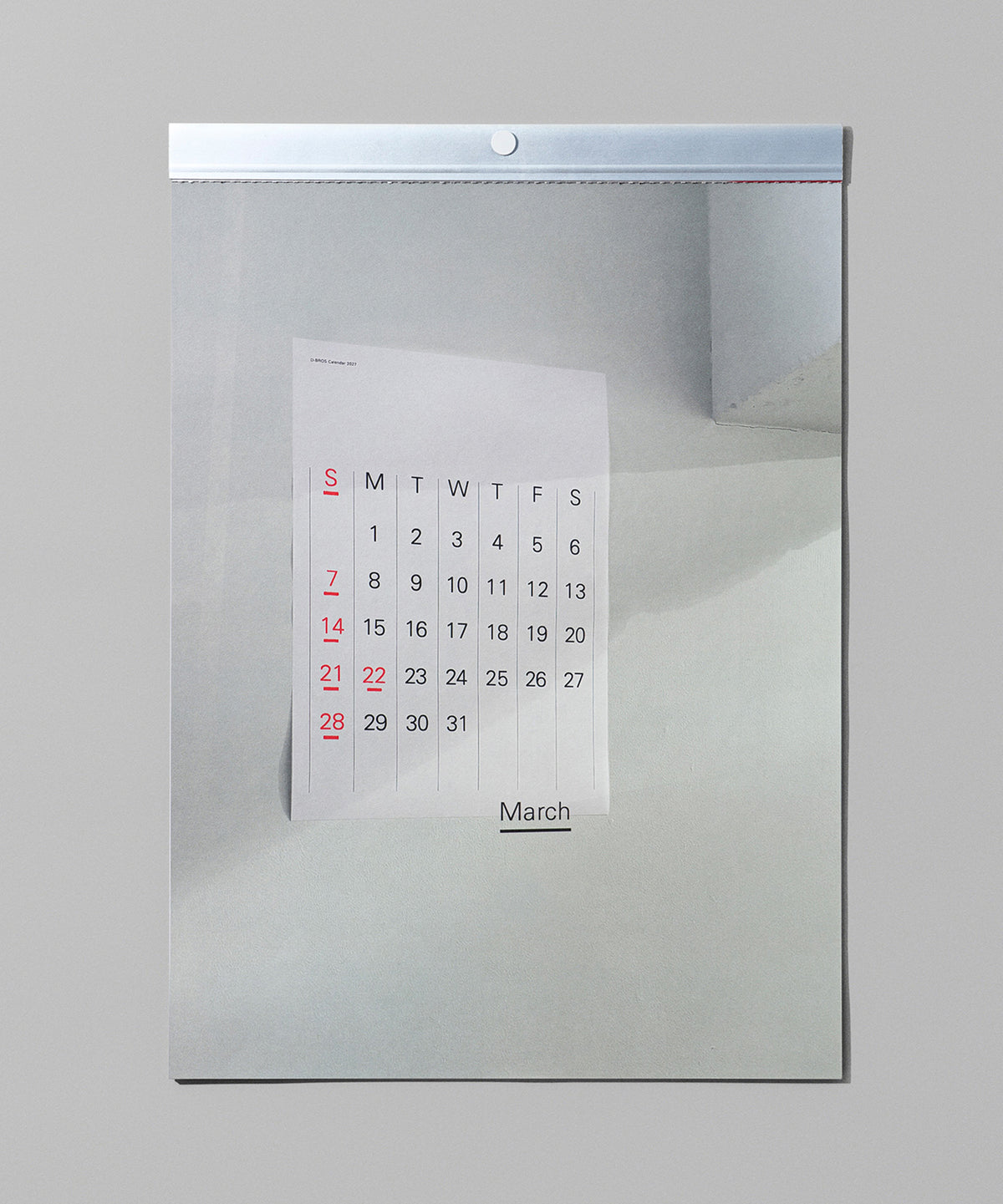 2027 カレンダー 「 sing, sing  四季の言葉」 Design :Kazuya Iwanaga