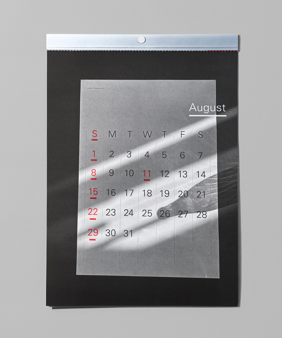 2027 カレンダー 「 sing, sing  四季の言葉」 Design :Kazuya Iwanaga