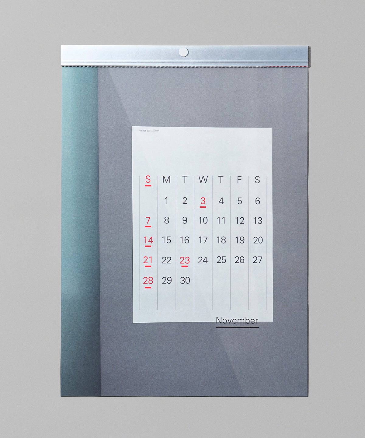 2027 カレンダー 「 sing, sing  四季の言葉」 Design :Kazuya Iwanaga