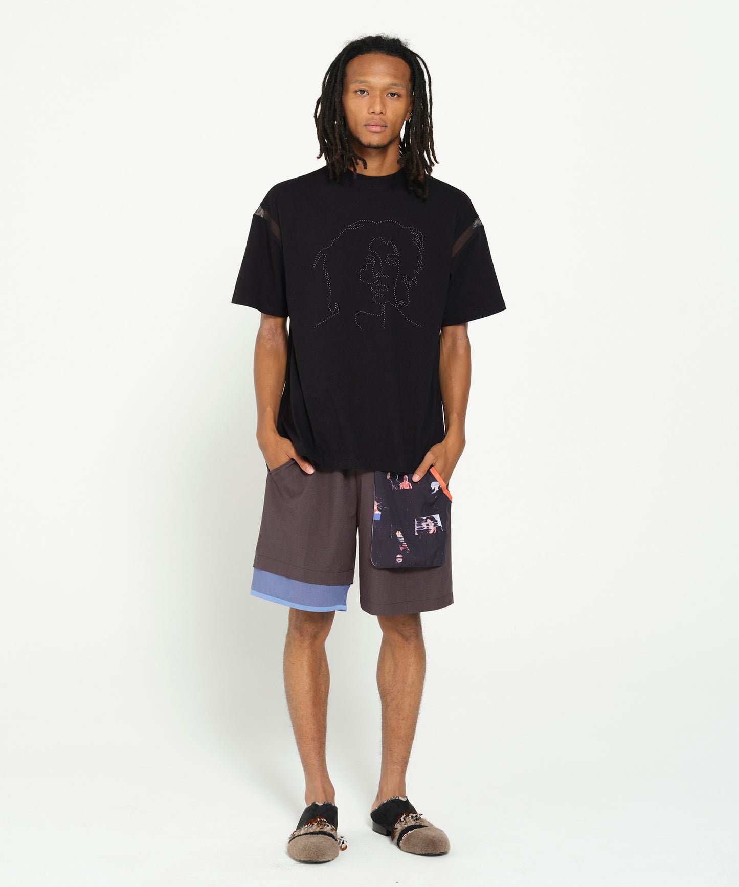 ONE-LOVE EMBROI SAMUE T-SHIRT