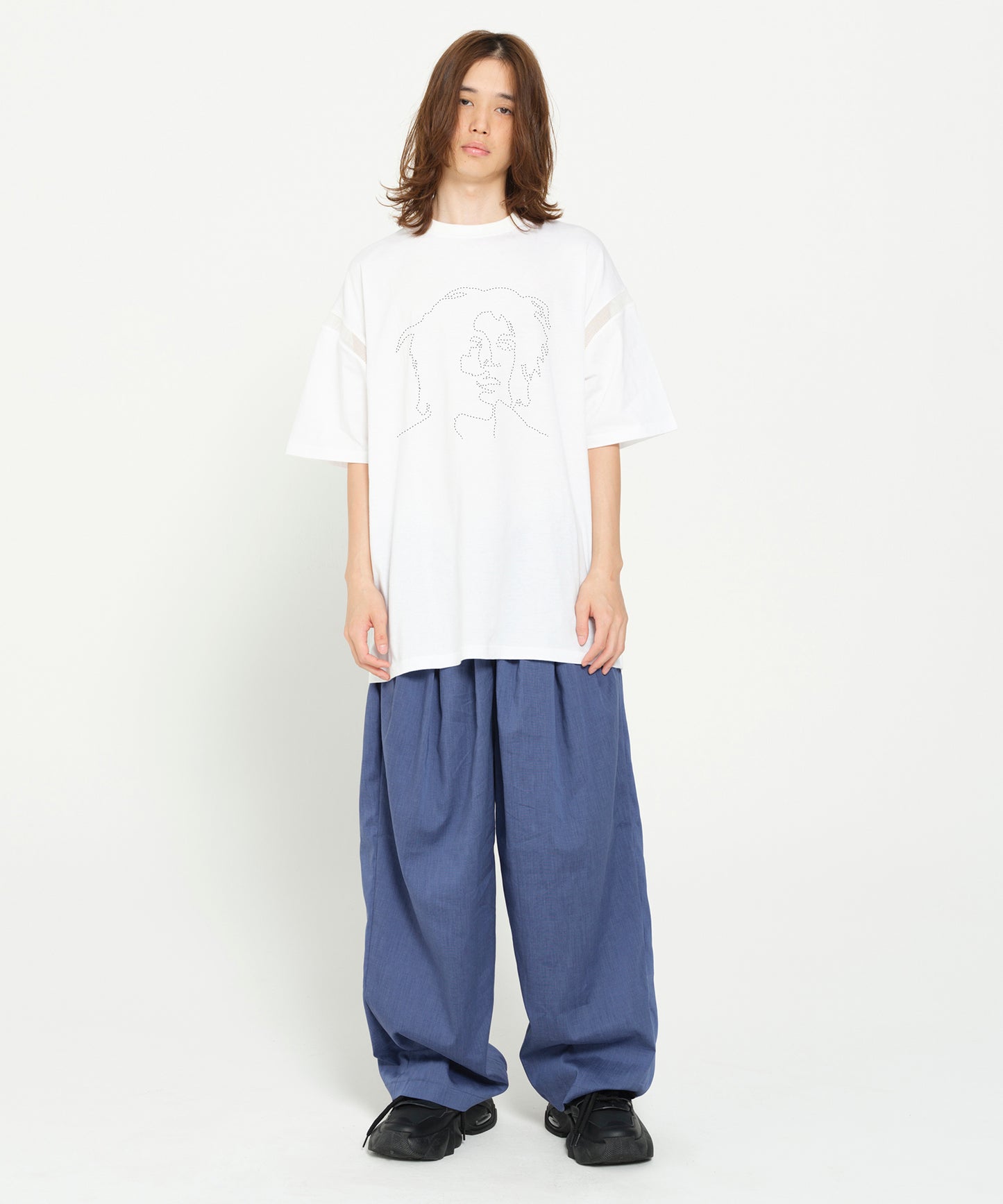 ONE-LOVE EMBROI SAMUE T-SHIRT