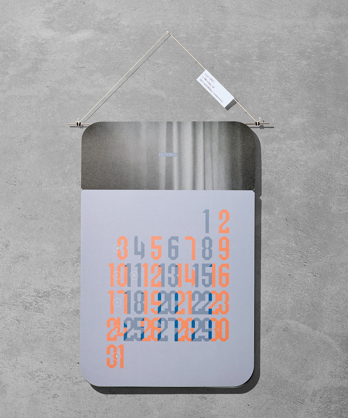 2027 カレンダー 「 TOMORROWS 2027 」 Design : Uehara Ryosuke