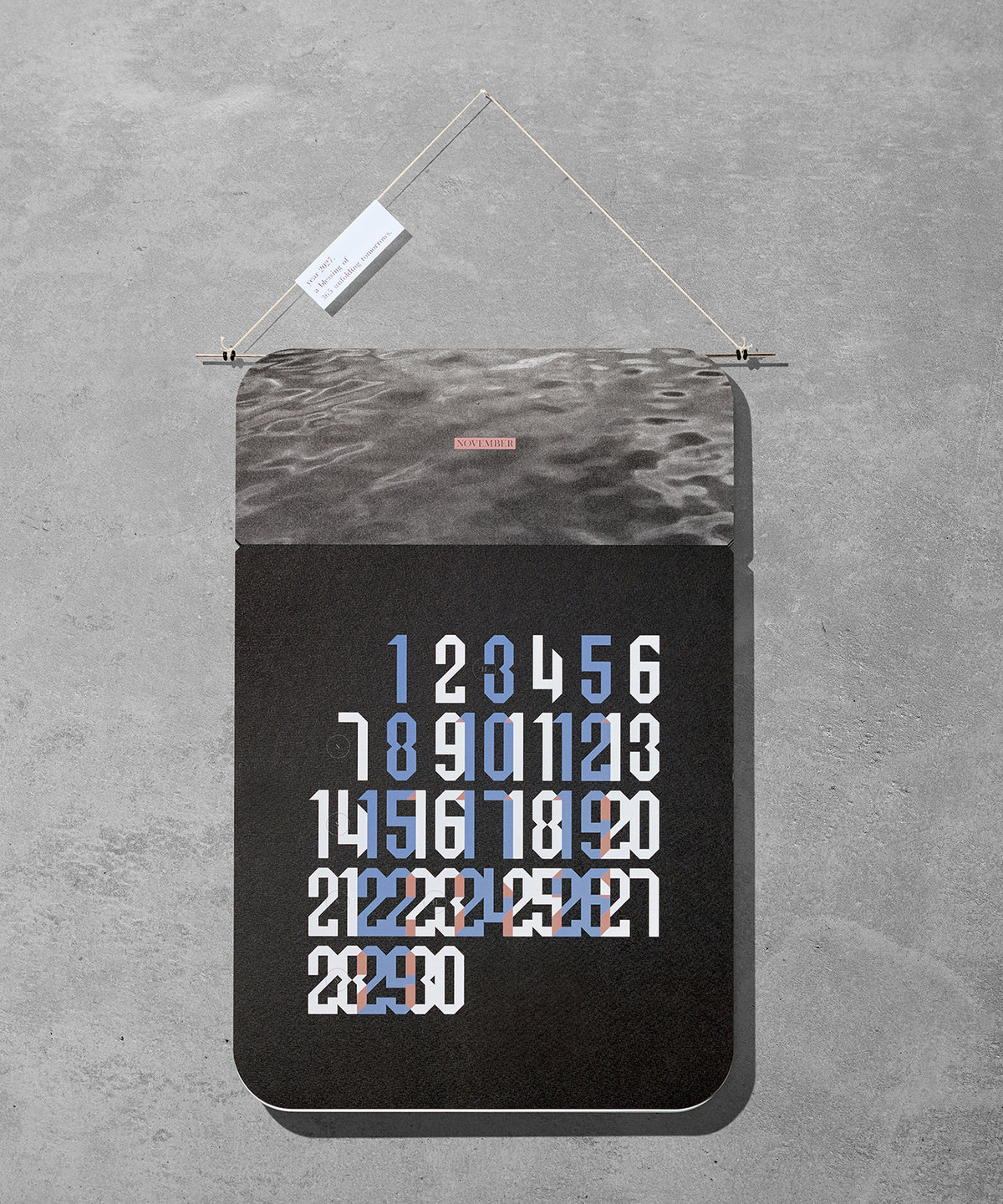2027 カレンダー 「 TOMORROWS 2027 」 Design : Uehara Ryosuke