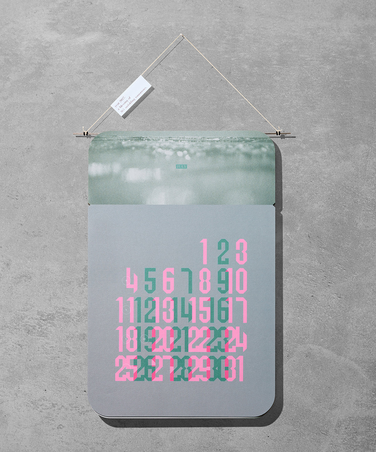 2027 カレンダー 「 TOMORROWS 2027 」 Design : Uehara Ryosuke