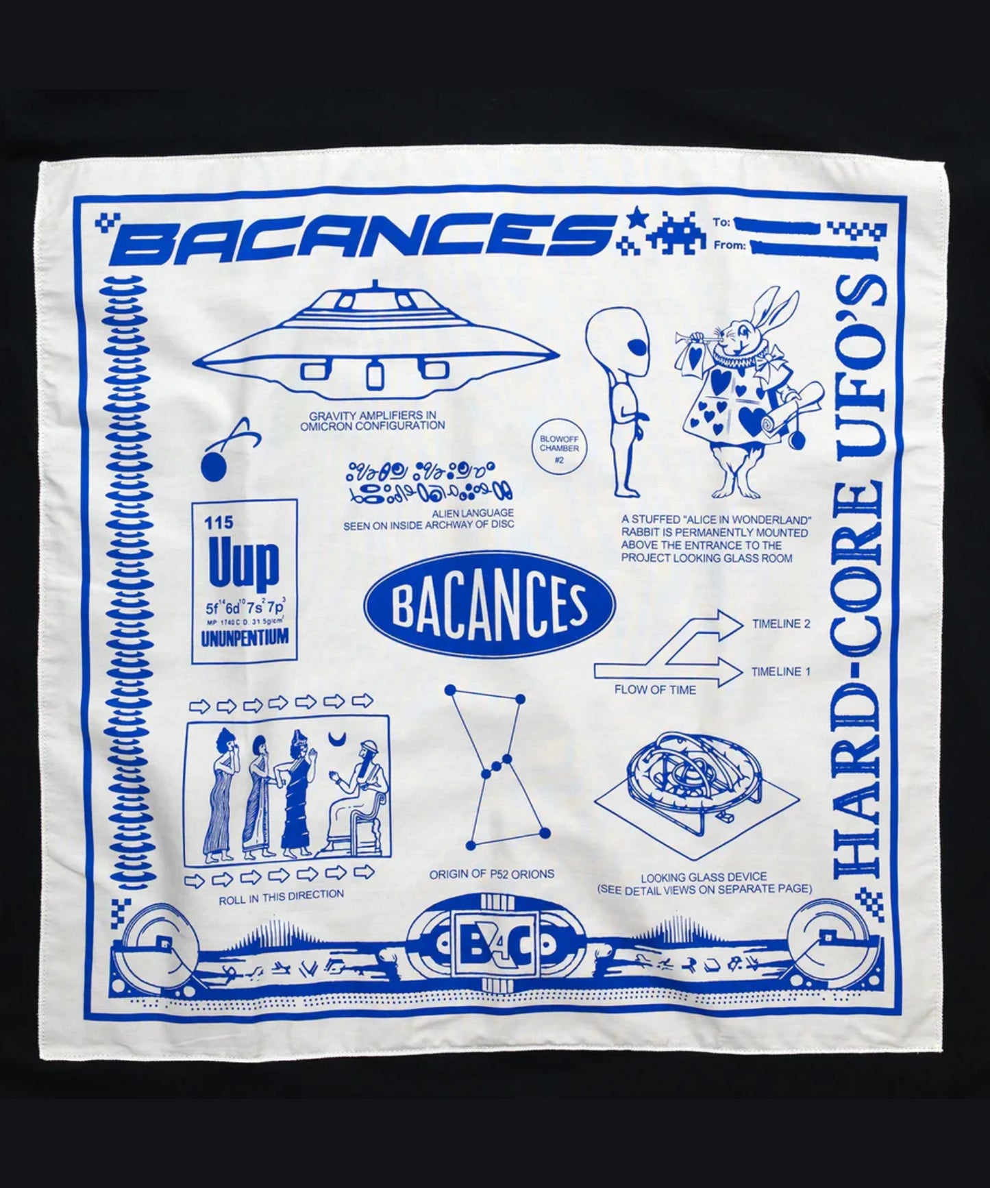 BC BANDANA S/S T- SHIRTS[UFO'S]