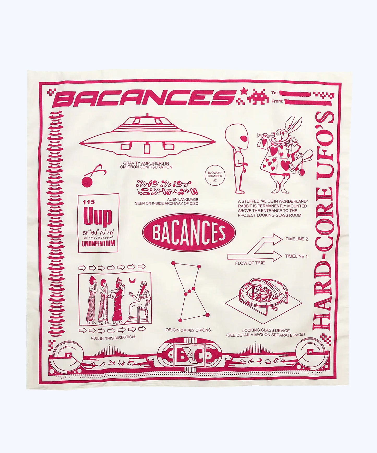 BC BANDANA S/S T- SHIRTS[UFO'S]