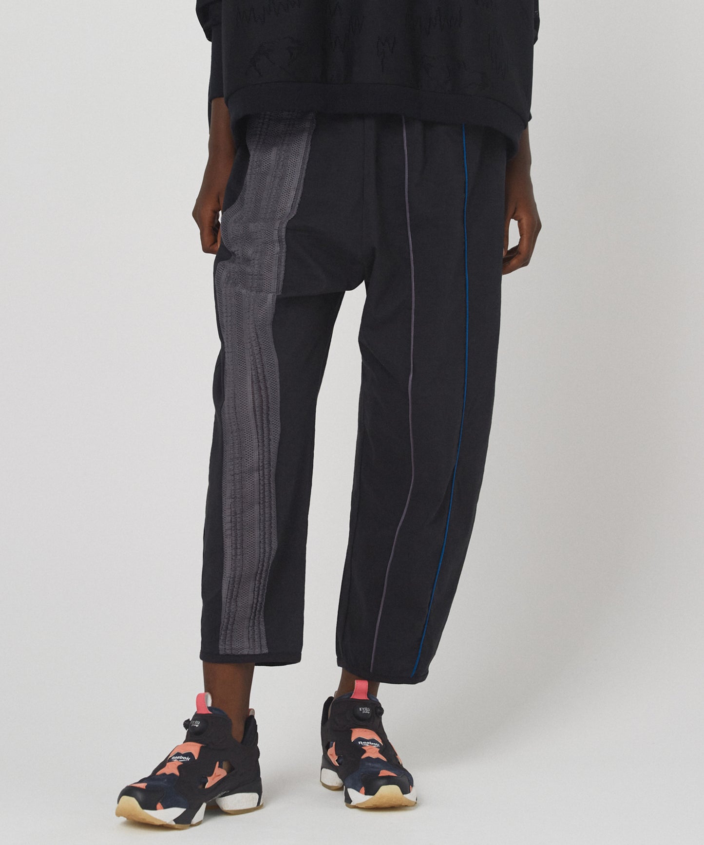 Mixed Frill Pants