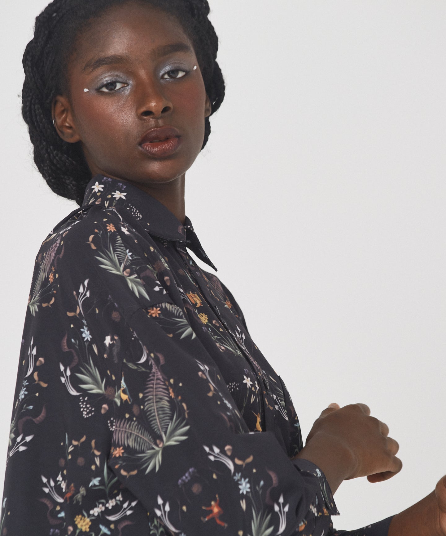 Dance In The Garden Maxi Shirt