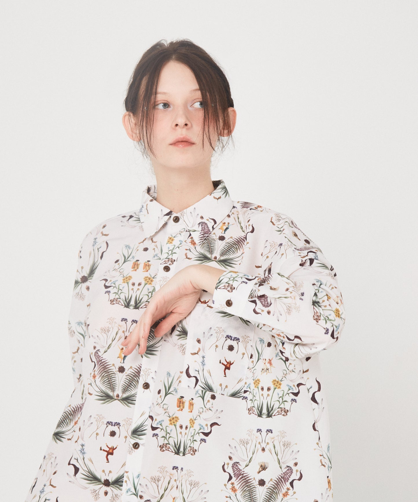 Dance In The Garden Maxi Shirt