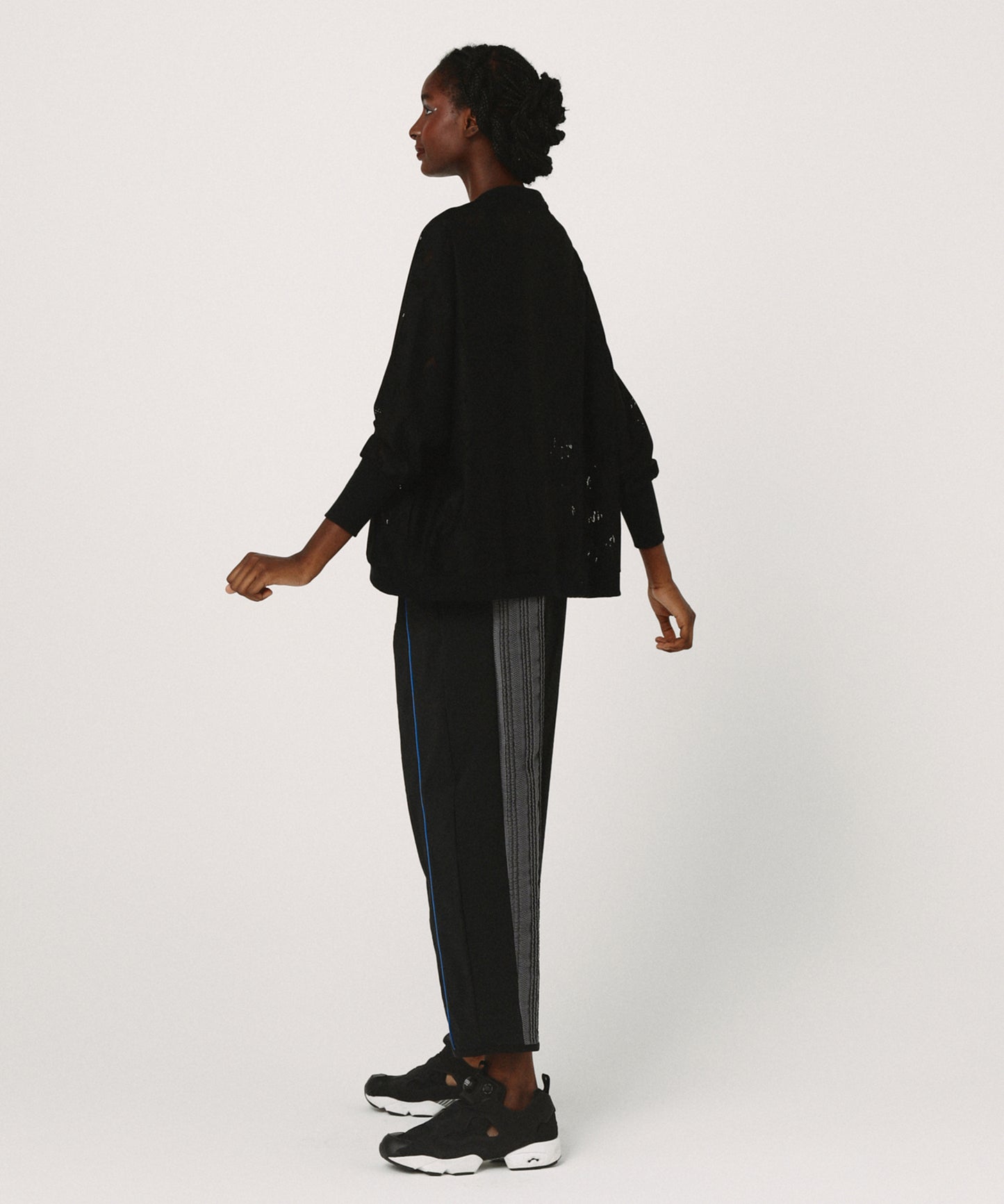 Mixed Frill Pants