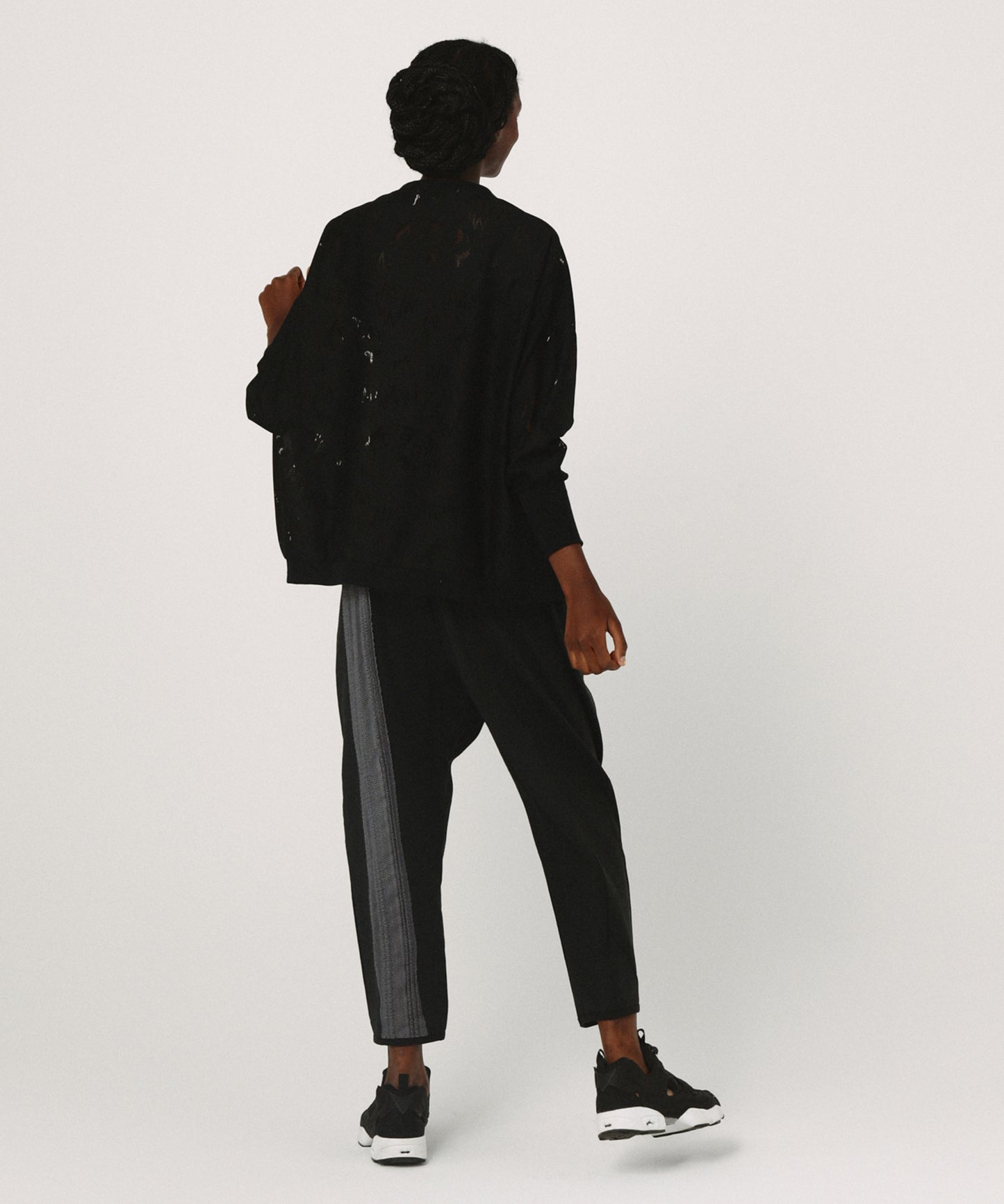 Mixed Frill Pants
