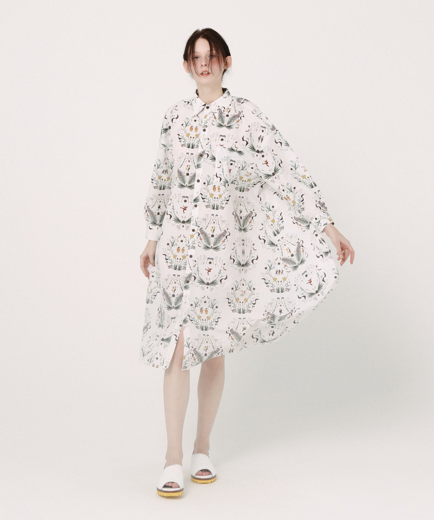 Dance In The Garden Maxi Shirt