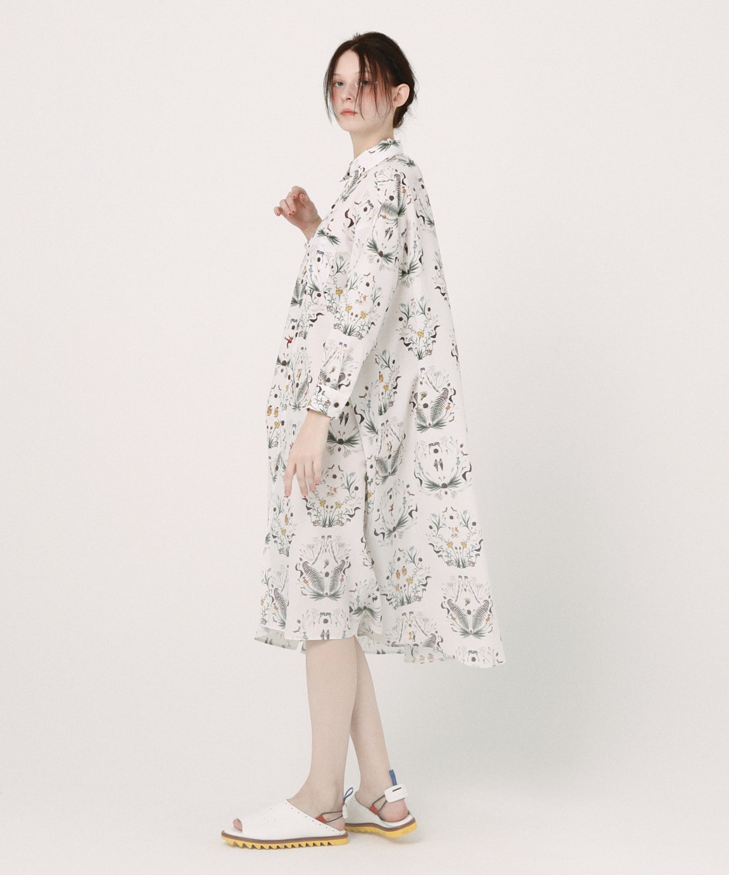 Dance In The Garden Maxi Shirt