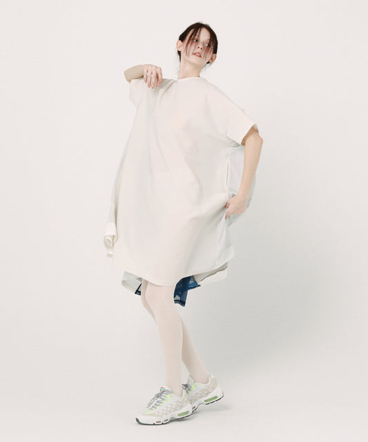 Draped Maxi Tee Dress