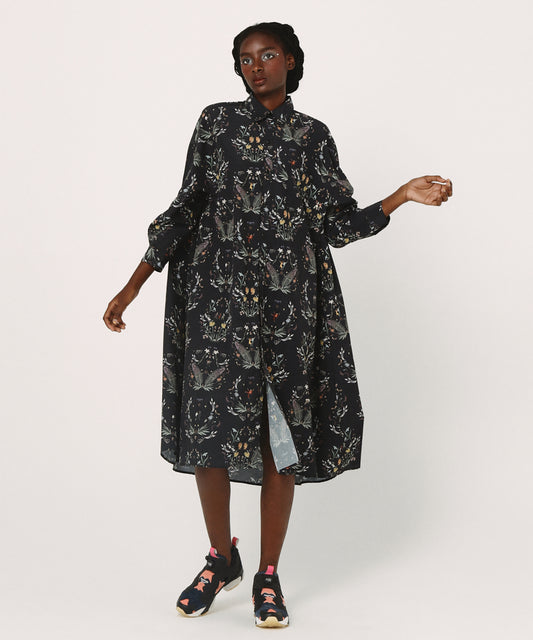 Dance In The Garden Maxi Shirt