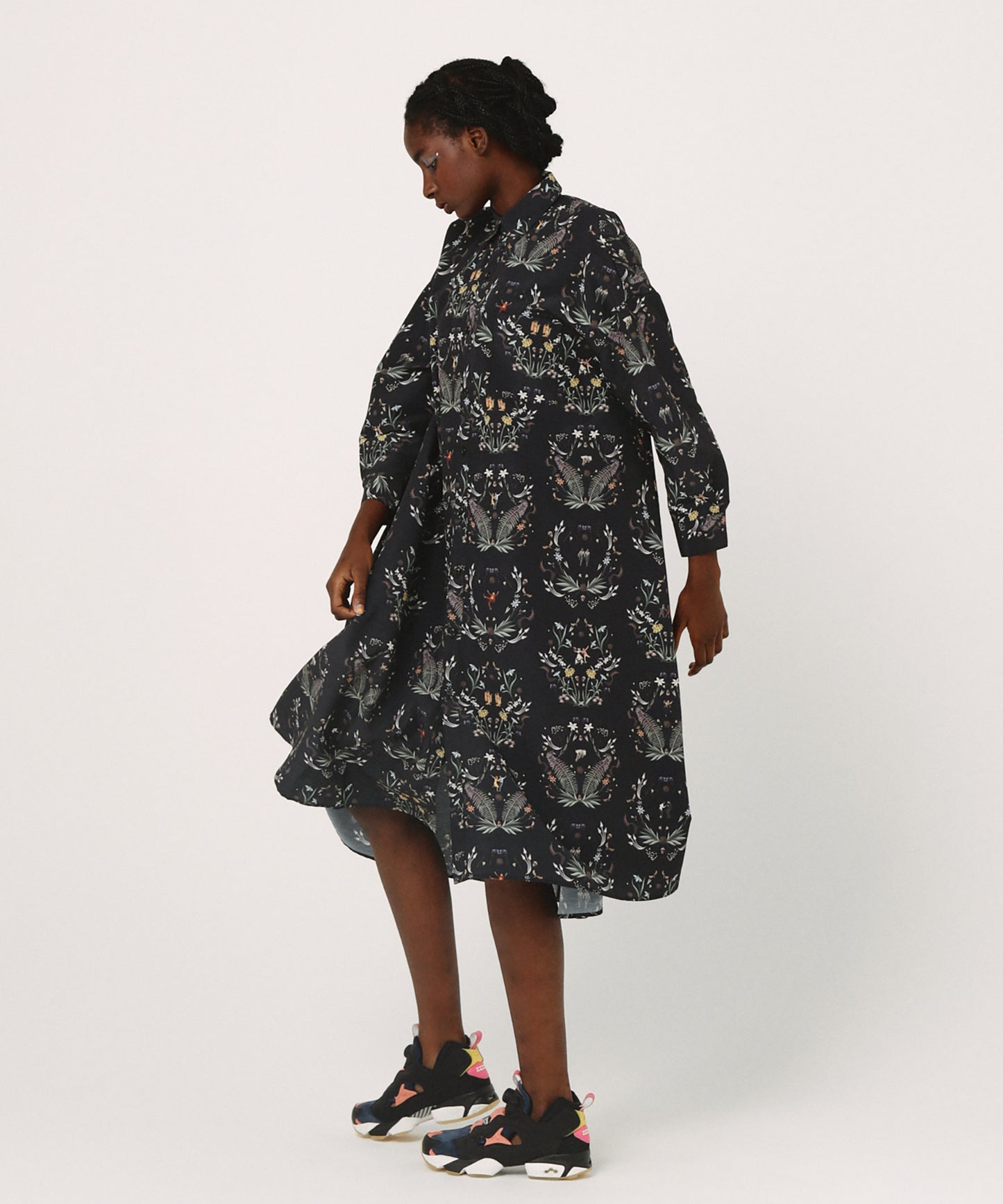 Dance In The Garden Maxi Shirt