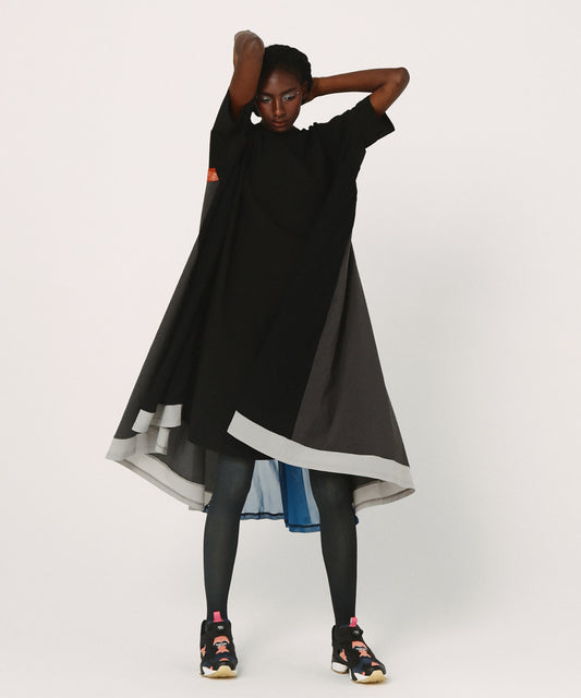 Draped Maxi Tee Dress