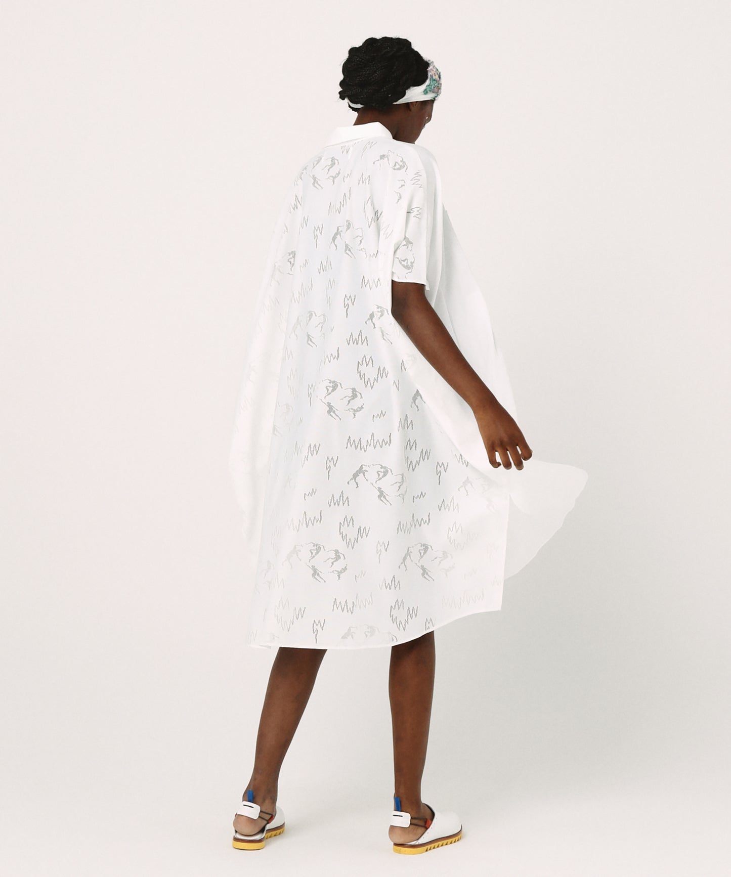 Dancing Lace poncho shirt