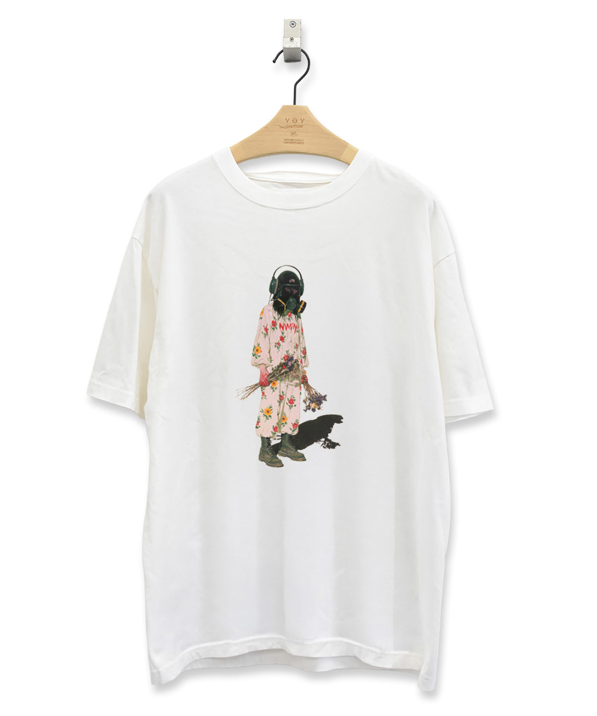 PIGMENT-DYED TEE（FLOWER DRIFTER）