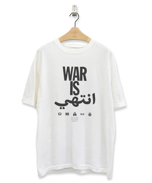 PIGMENT-DYED TEE（WAR IS OVER）