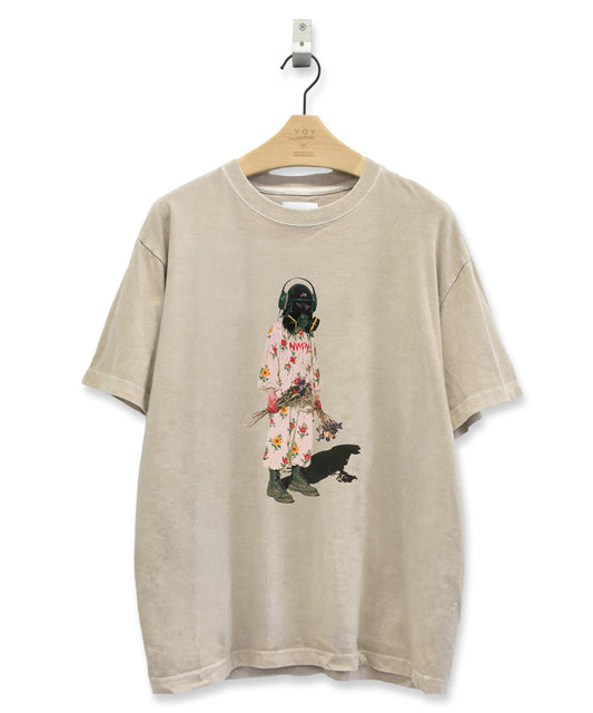 PIGMENT-DYED TEE（FLOWER DRIFTER）
