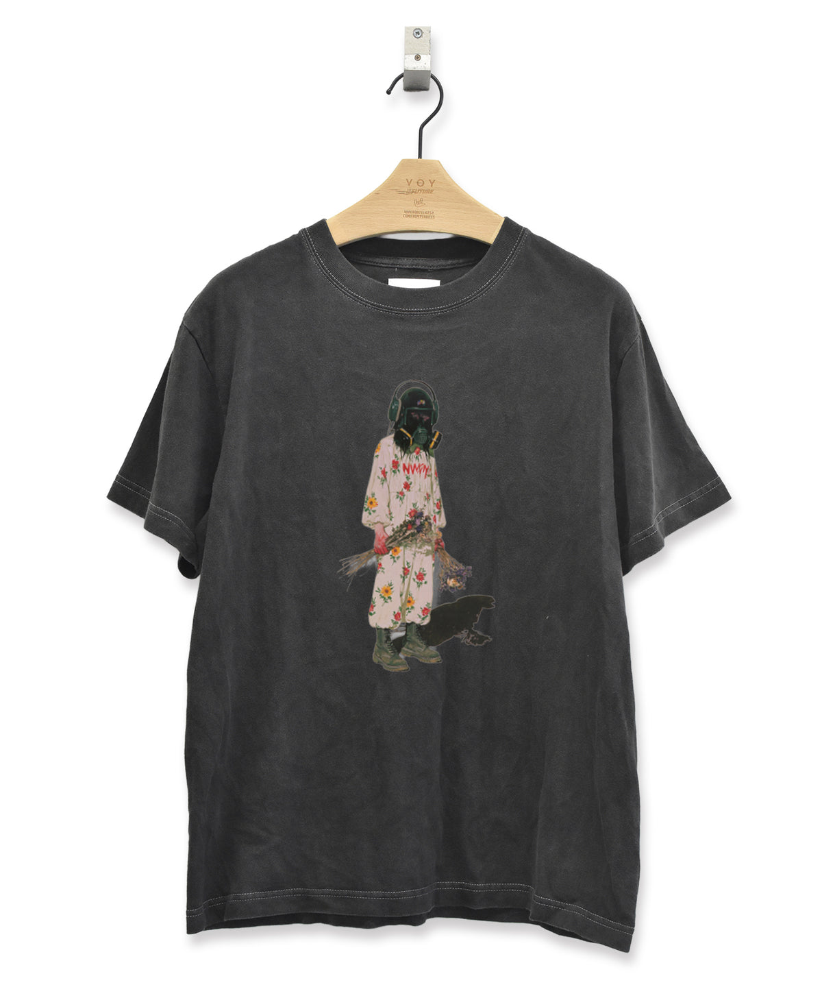 PIGMENT-DYED TEE（FLOWER DRIFTER）
