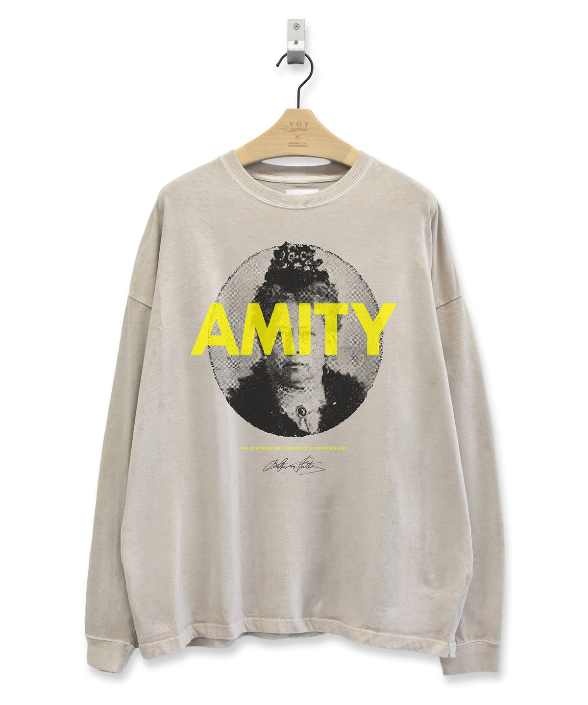 PIGMENT-DYED L/S TEE（AMITY）