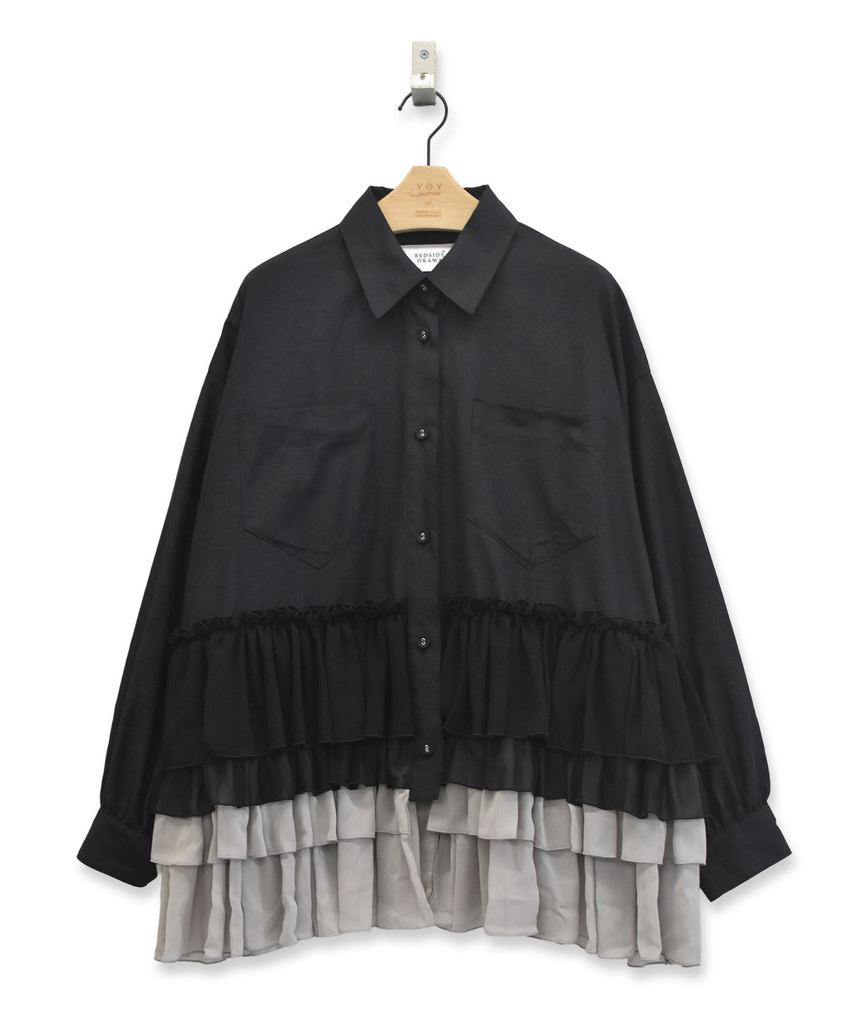 FRILL SHIRT JACKET