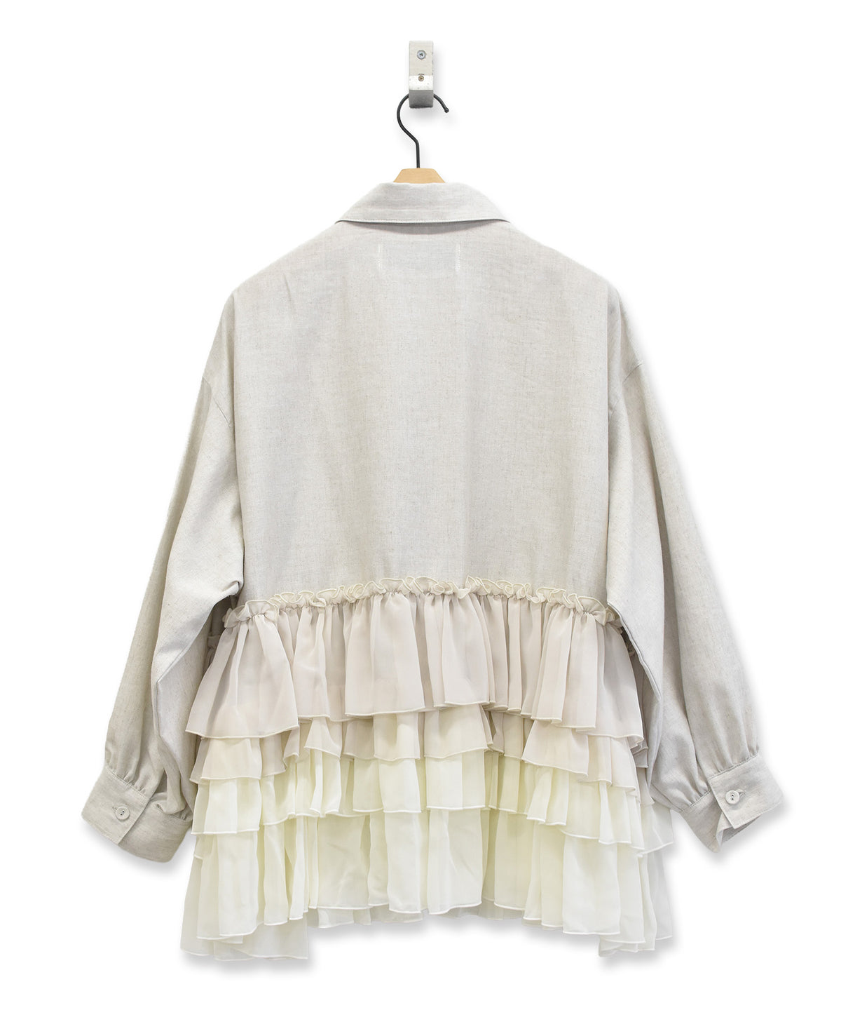 FRILL SHIRT JACKET