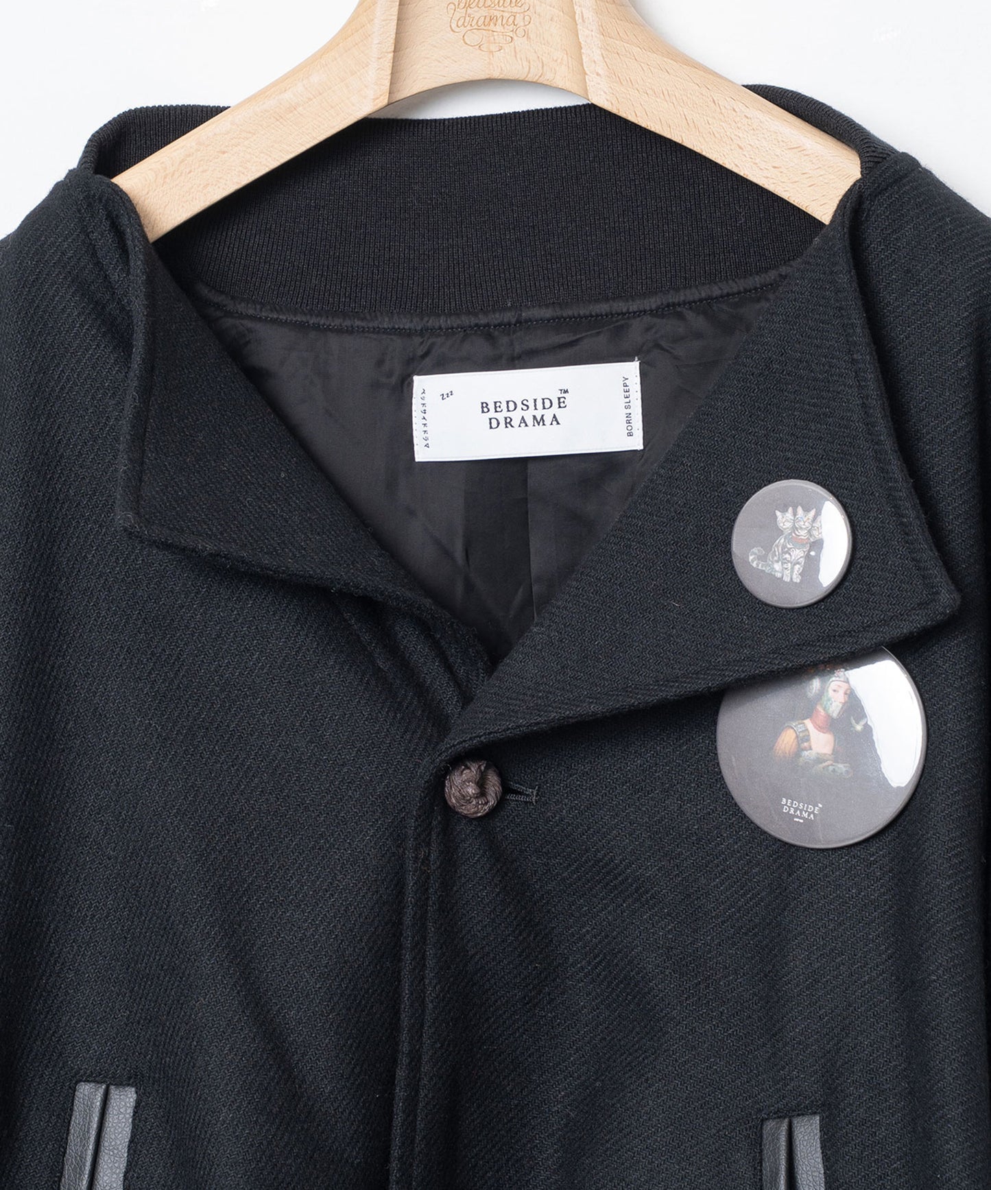 Dreamin' Mix Poncho Short Coat