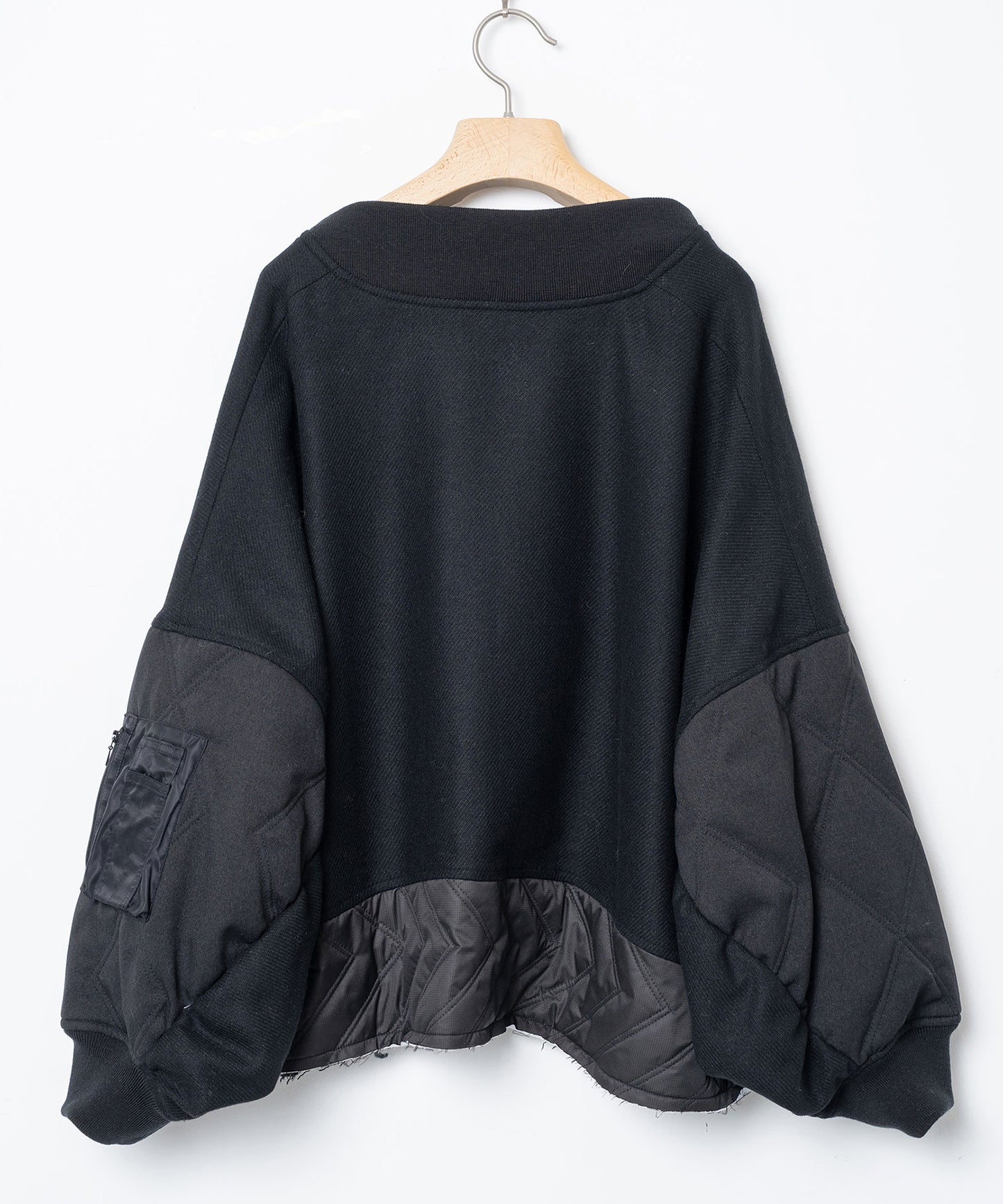 Dreamin' Mix Poncho Short Coat