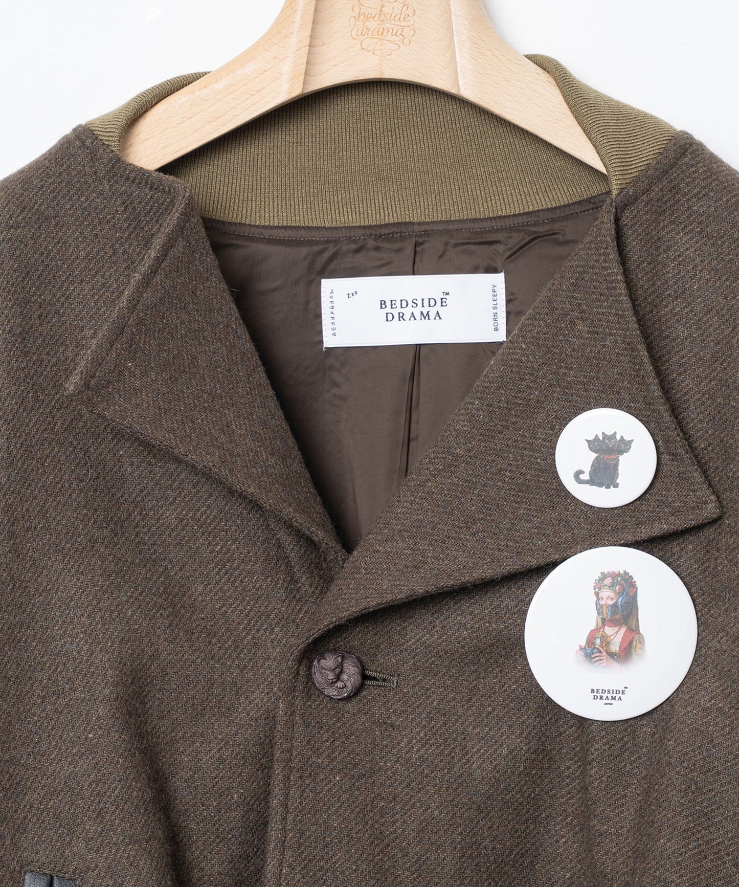 Dreamin' Mix Poncho Short Coat