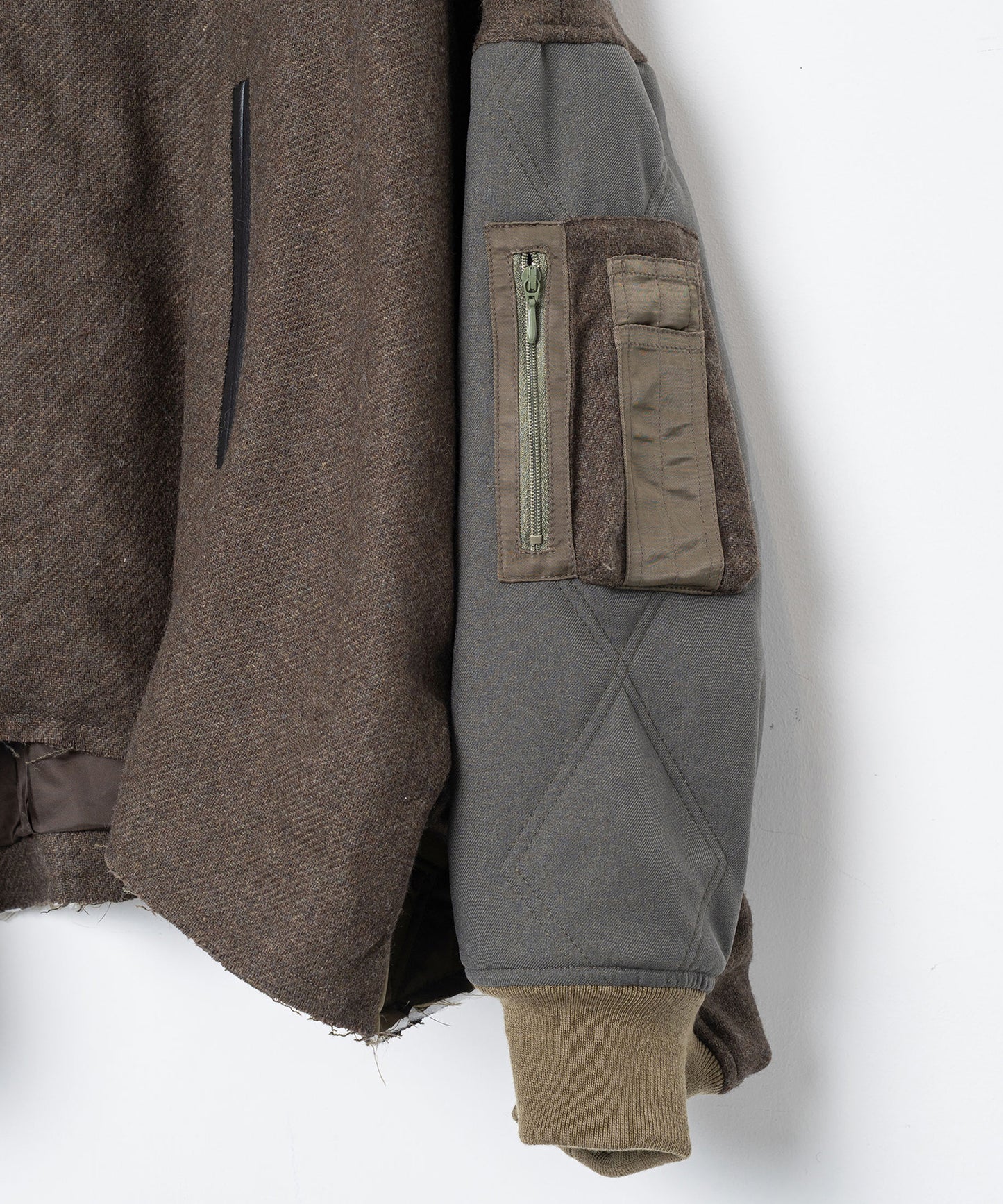 Dreamin' Mix Poncho Short Coat