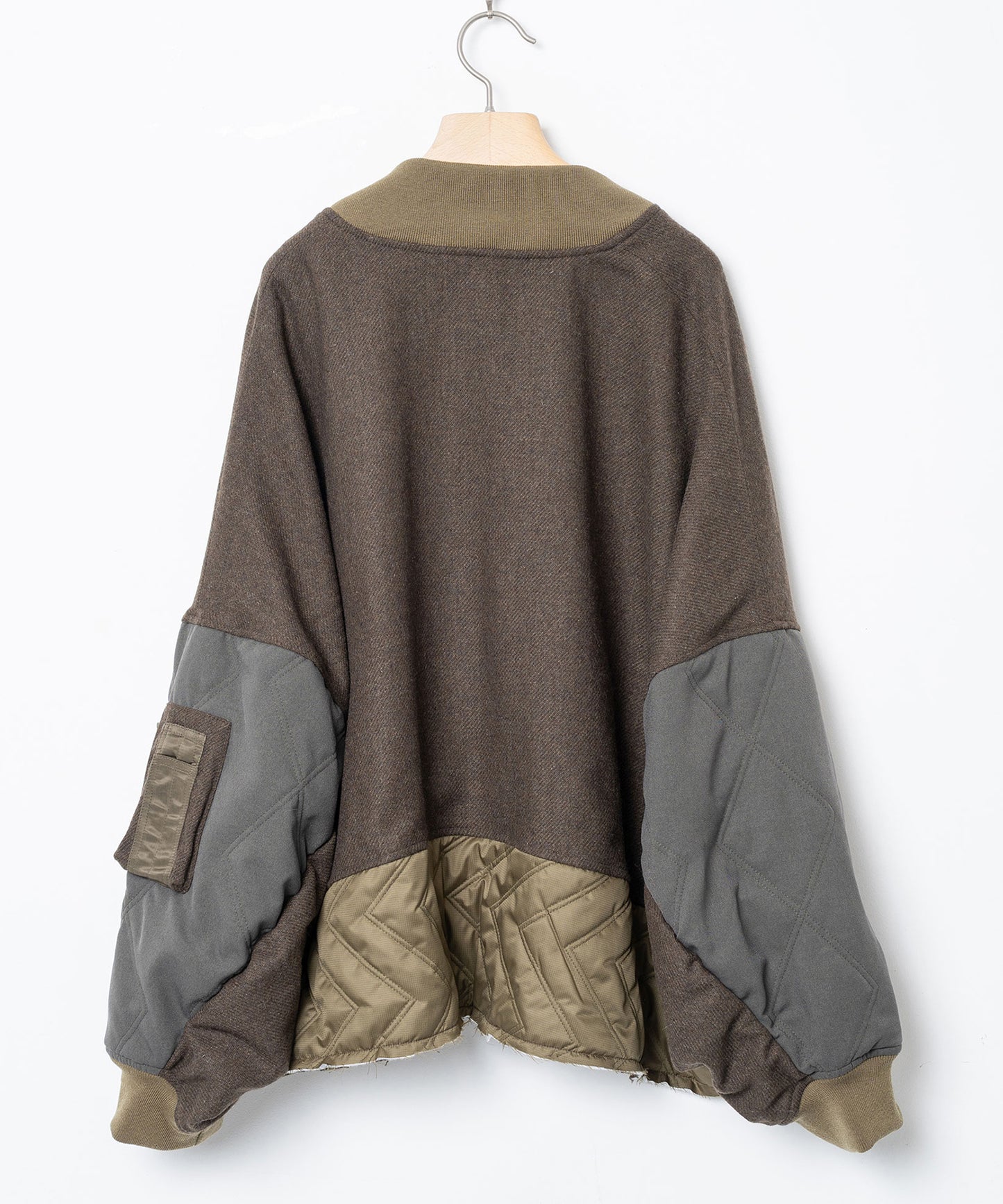 Dreamin' Mix Poncho Short Coat