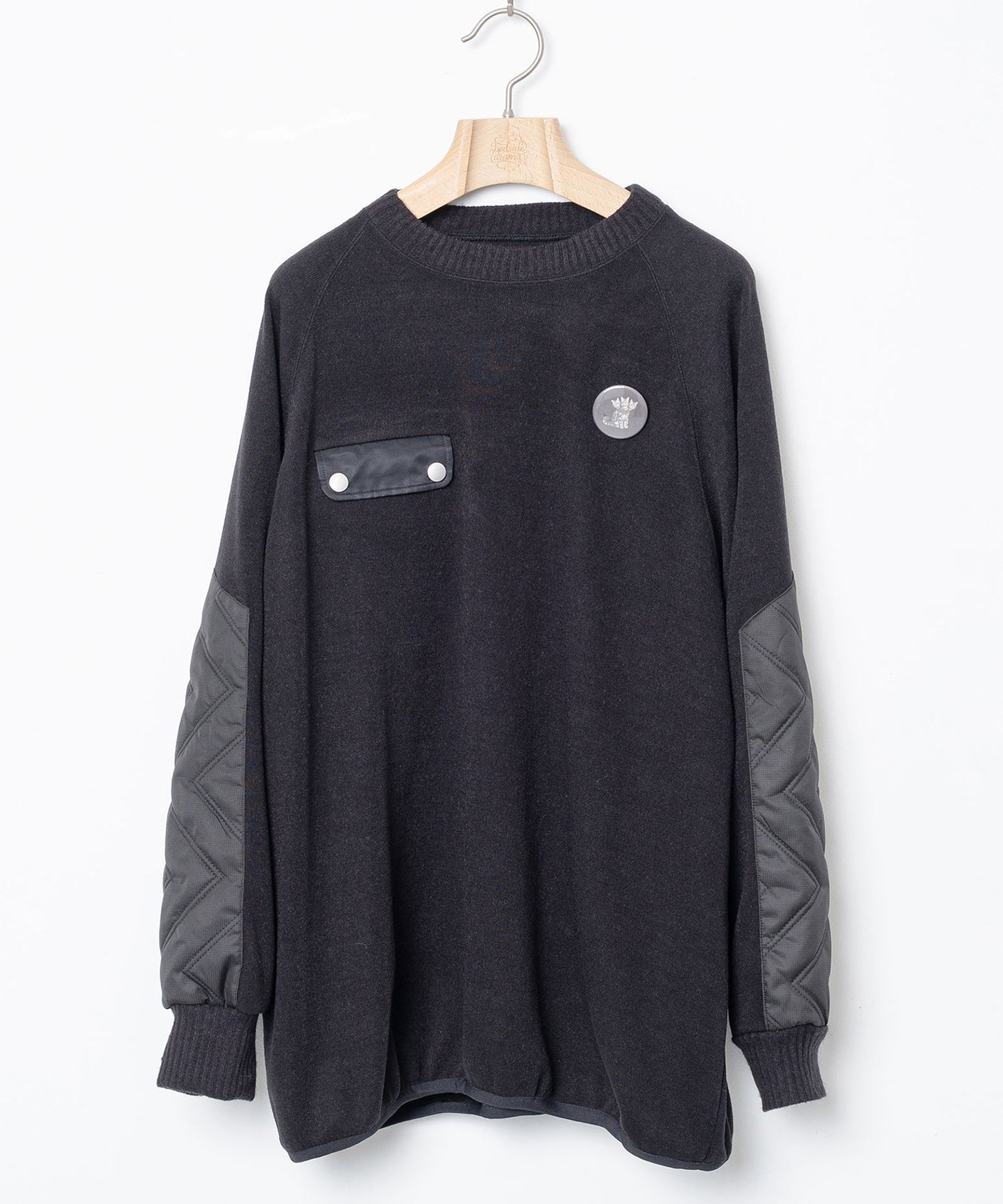 Dreamin' Mix Poncho Short Coat