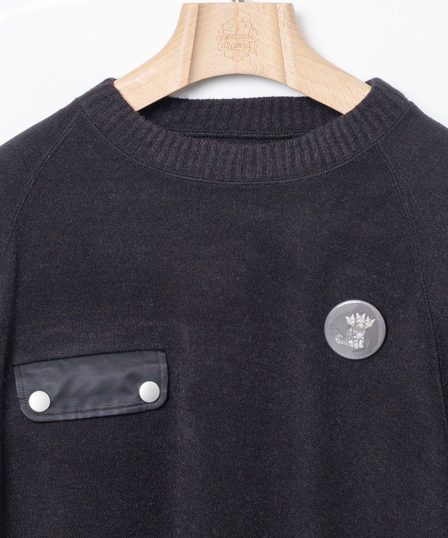 Dreamin' Mix Poncho Short Coat