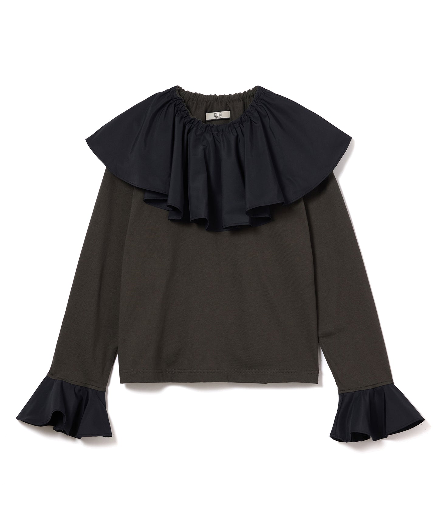OVER COLLAR L/S TOP