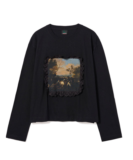 FRILL FRAME L/S T-SHIRT