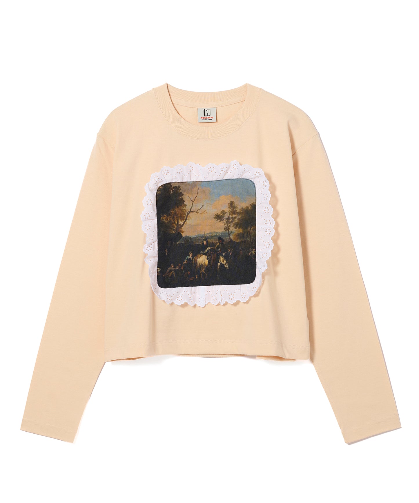 FRILL FRAME L/S T-SHIRT