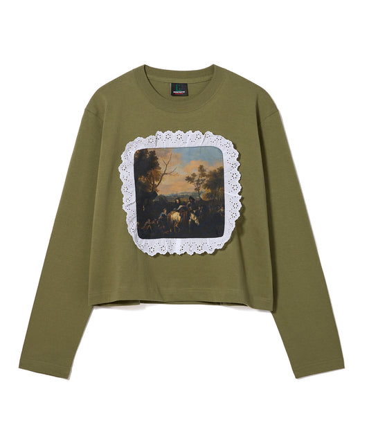 FRILL FRAME L/S T-SHIRT